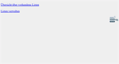 Desktop Screenshot of lists.schokokeks.org