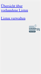 Mobile Screenshot of lists.schokokeks.org